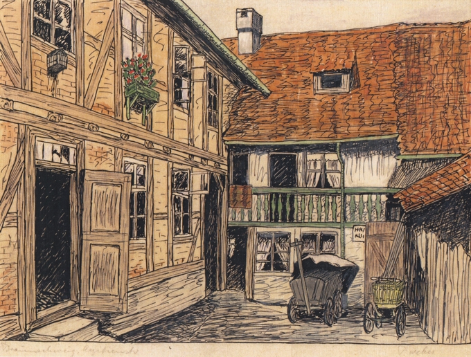 Großmutters Geburtshaus, Braunschweig Ägidienstraße, vor 1938