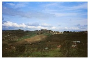 Blick auf Castelllina in Chianti