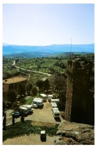 Ausbllick von der Fortezza Montalcino