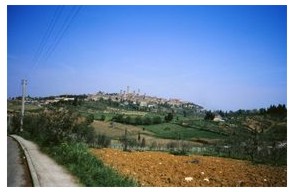 Auf dem Weg nach S. Gimignano